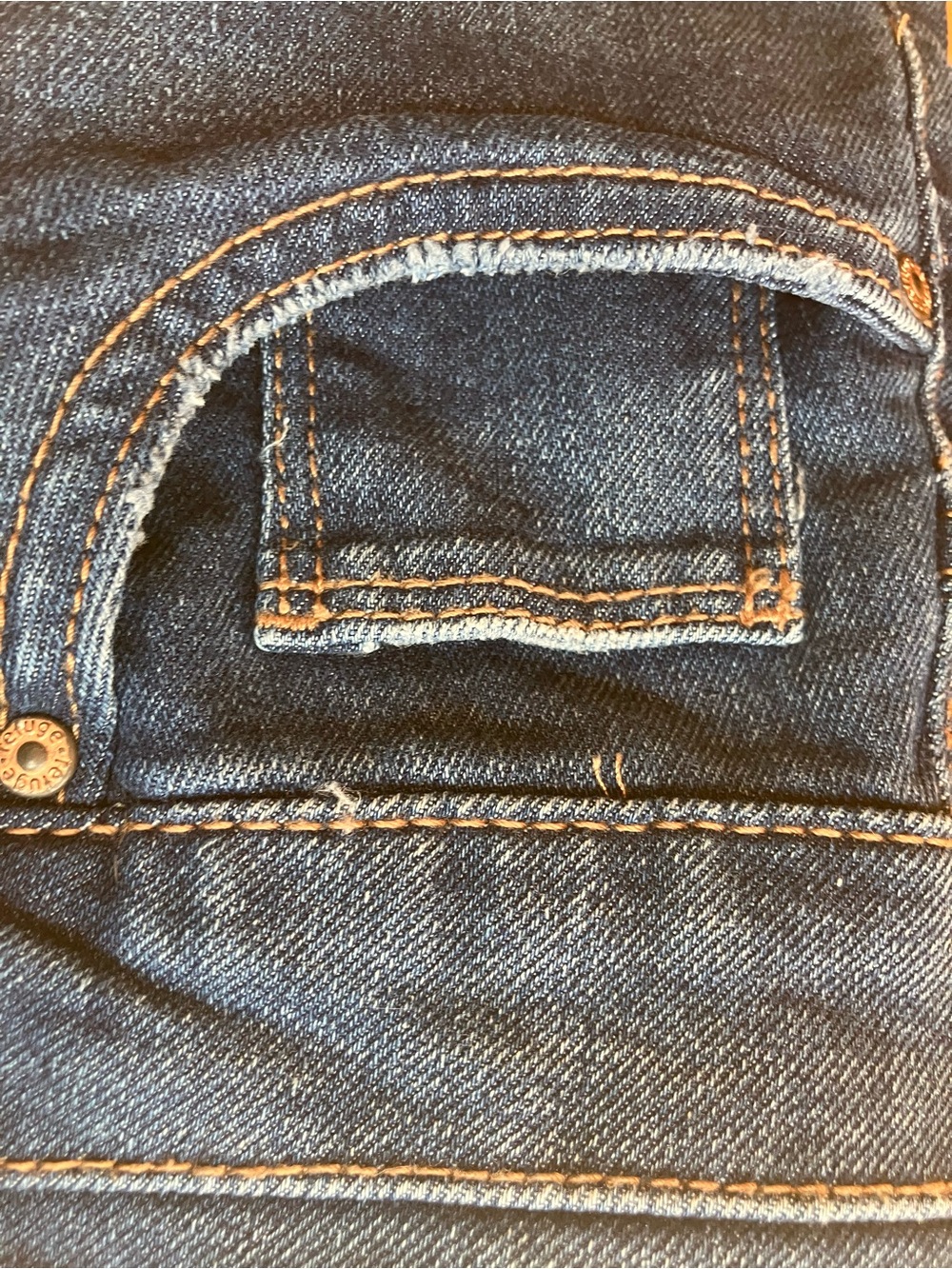 Ibiza High-Waist Dark Blue Denim Shorts - Picture 3 of 6